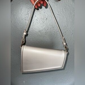 Urban Expressions Ivory Shoulder Bag with Adjustable Strap